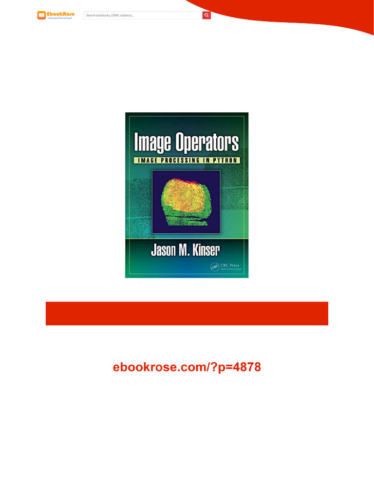 Image Operators: Image Processing in Python digital edition | PDF ...