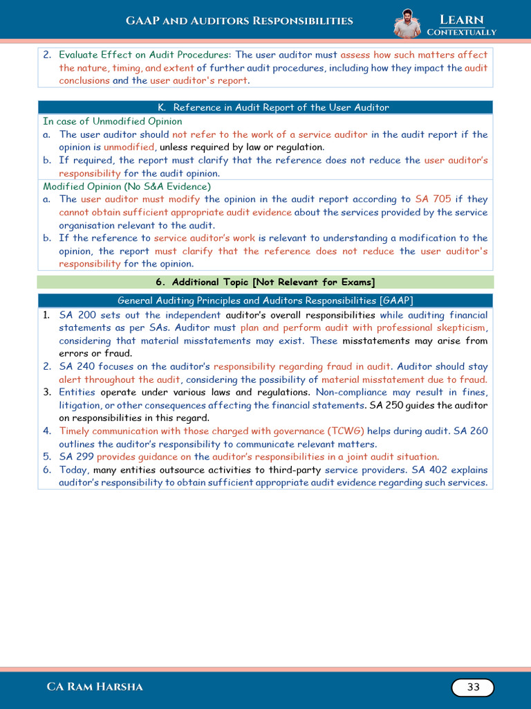 Audit Notes | PDF
