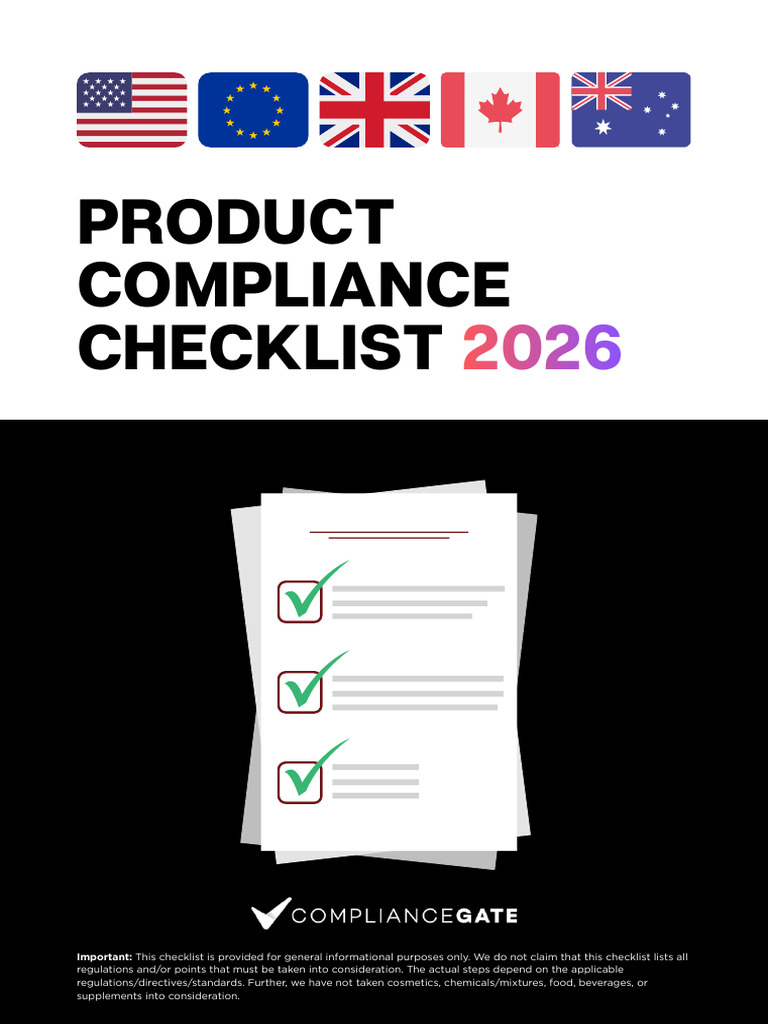 Product Compliance Checklist2 | PDF