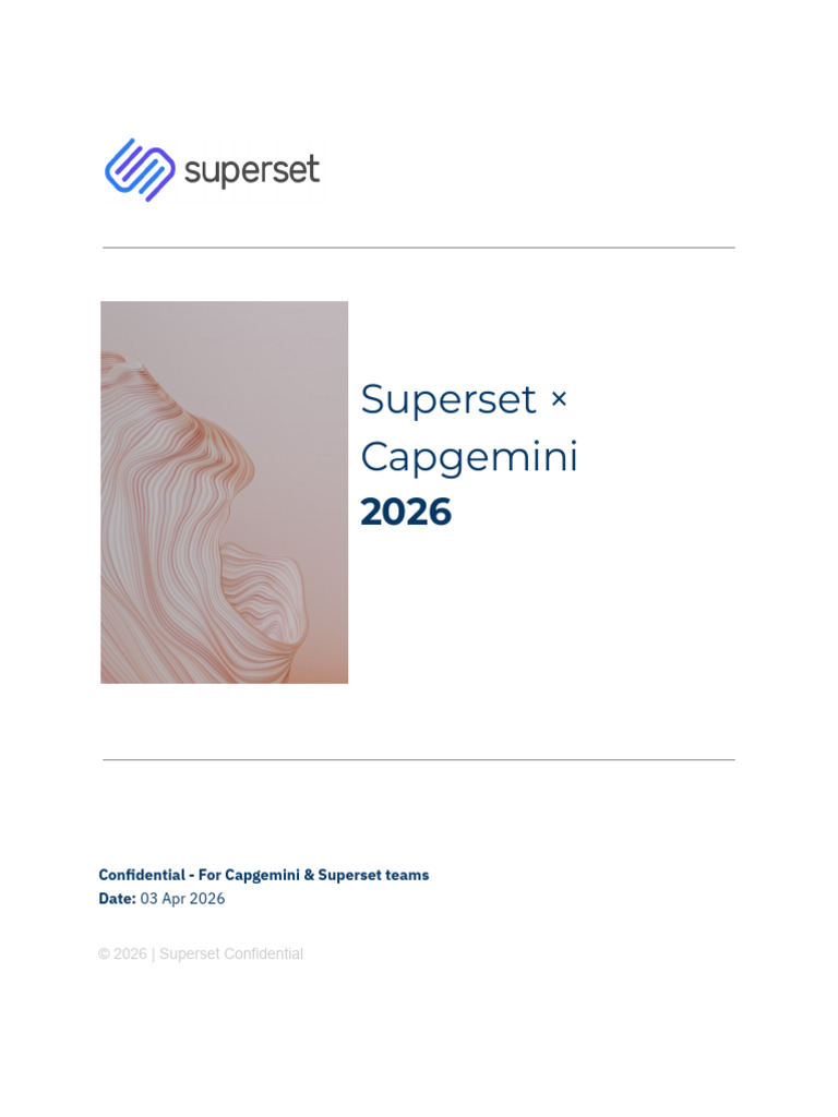 Superset × Capgemini - Instructions Document (1) | PDF | Workflow ...
