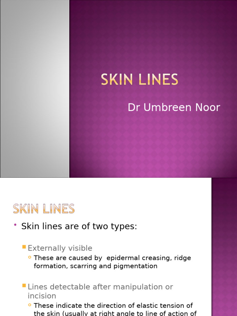 Skin Lines | PDF | Skin