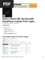 How To Build A Shortened URL Service With WordPress Custom Post Type - Wptuts+