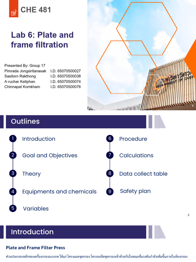 Group+17 CHE481 Gr17 Lab+6+Plate+and+Frame+Filtration Presentation.pdf ...