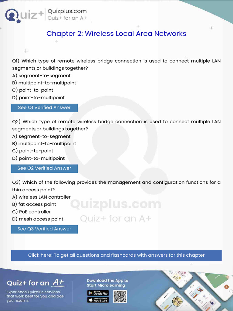 Which Type of Remote Wireless Bridge Connection is Used to Connect ...