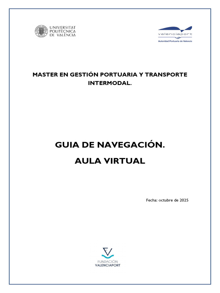Guía de navegación Acceso Plataforma - Aula Virtual - copia (3) | PDF ...