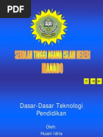 Download Dasar Dasar Teknologi Pendidikan by Muhtadin Abrori SN10284401 doc pdf