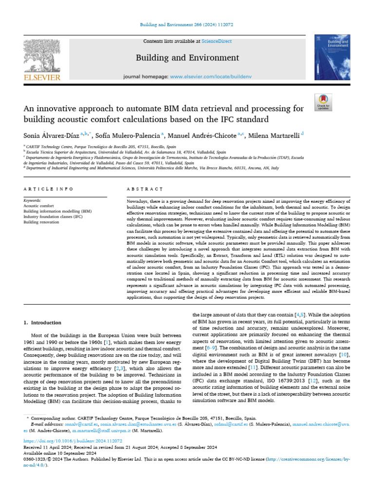 An Innovative Approach to Automate BIM Data Retrieval and Pr 2024 ...