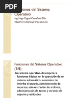 Funciones Del Sistema Operativo