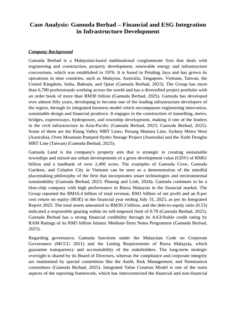 Case Analysis | PDF | Economies | Business