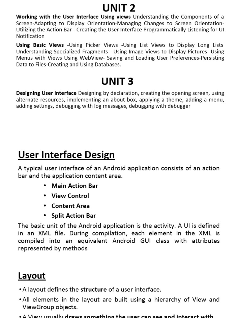 MAD Unit 2 and 3 | PDF | Menu (Computing) | World Wide Web