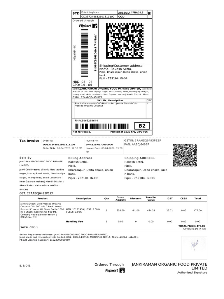Invoice Labels | PDF