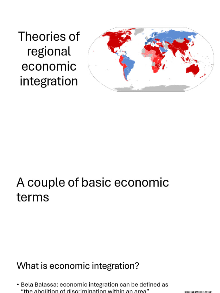 4_Theories of Regional Economic Integration | PDF | Fiscal Policy ...