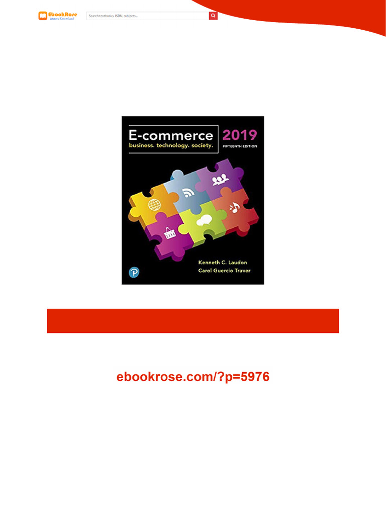 E-Commerce 2019: Business, Technology and Society 15th Edition PDF ...