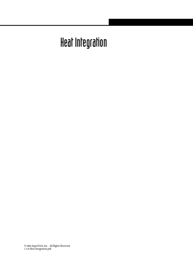 08_HeatIntegration | PDF | Heat Exchanger | Heat