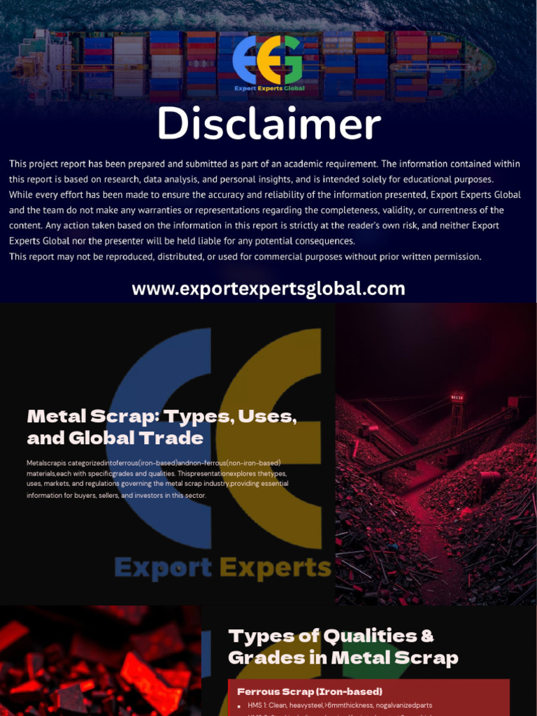 Metal Scrap Types Uses and Global Trade | PDF | Scrap | Secondary ...