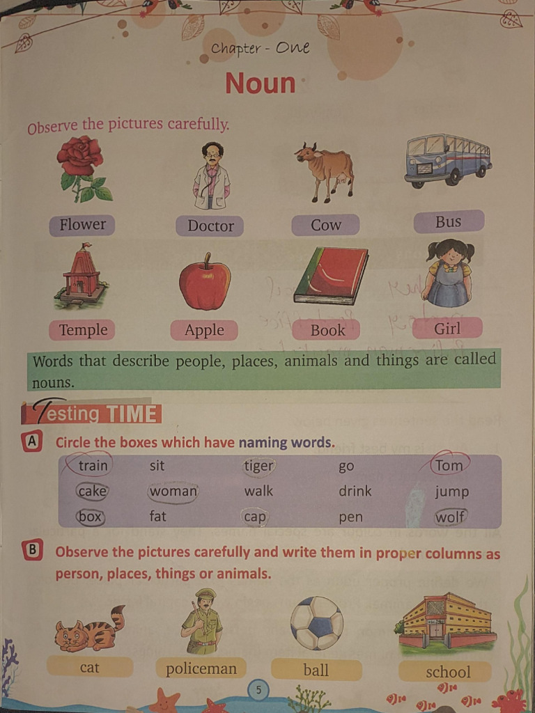 Class 2nd English Grammer | PDF | Plural | Grammatical Gender
