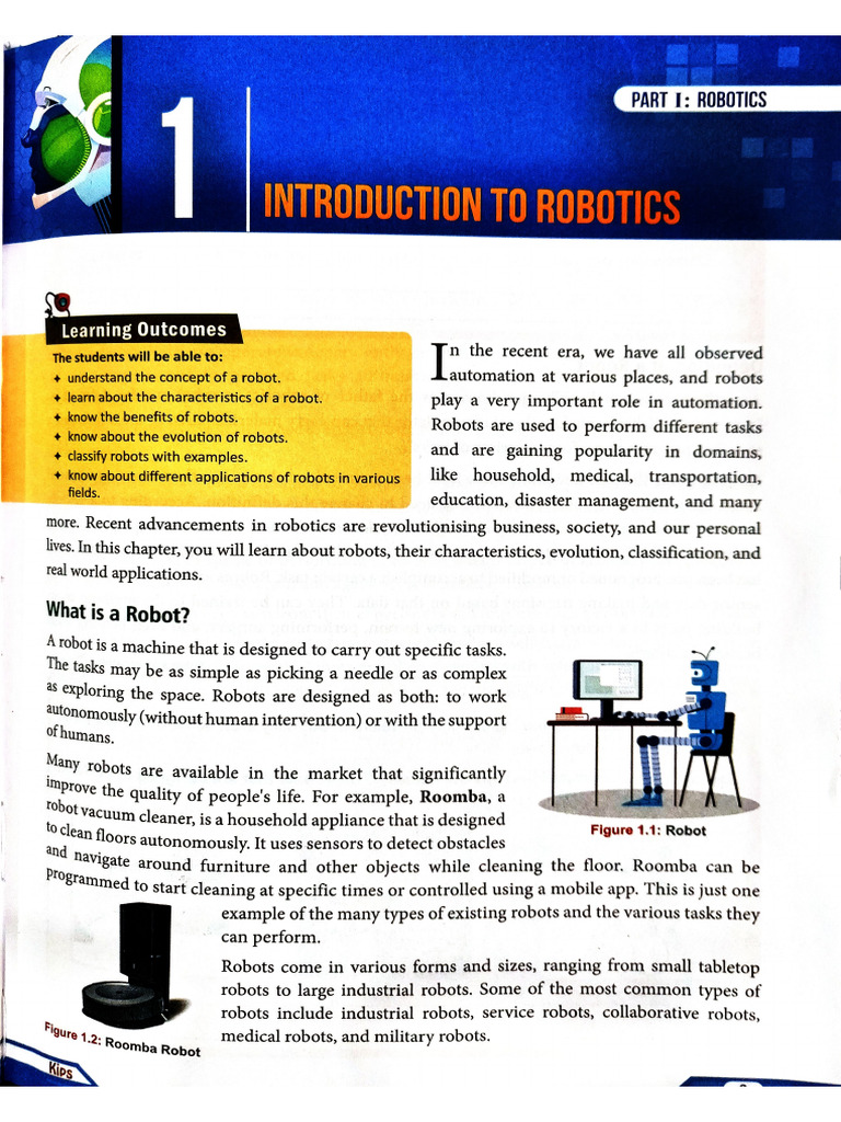 Class IX Robotics Ch-1, ICSE | PDF