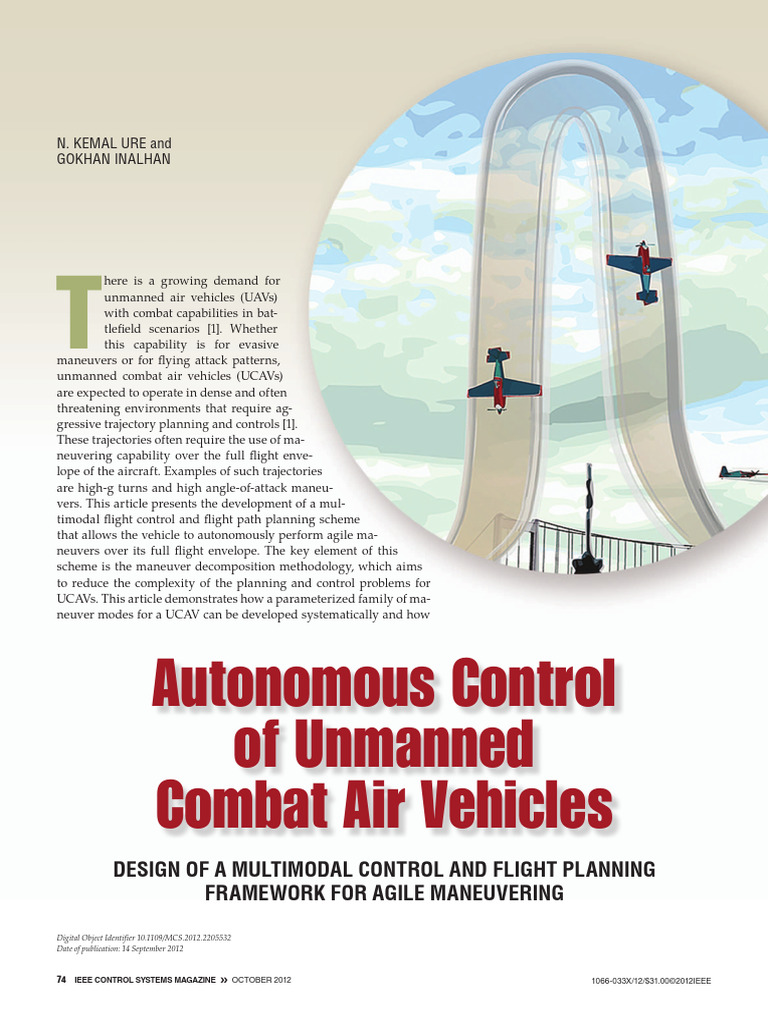 Autonomous Control of Unmanned Combat Air Vehicles Design of a m 2012 ...