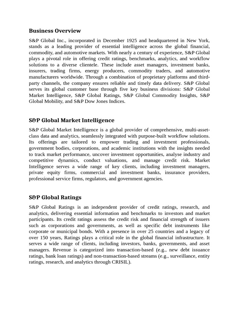 S&P Global | PDF