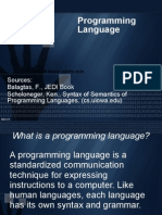 The Programming Language