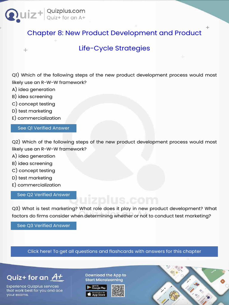 Which of the Following Steps of the New Product Development Process ...