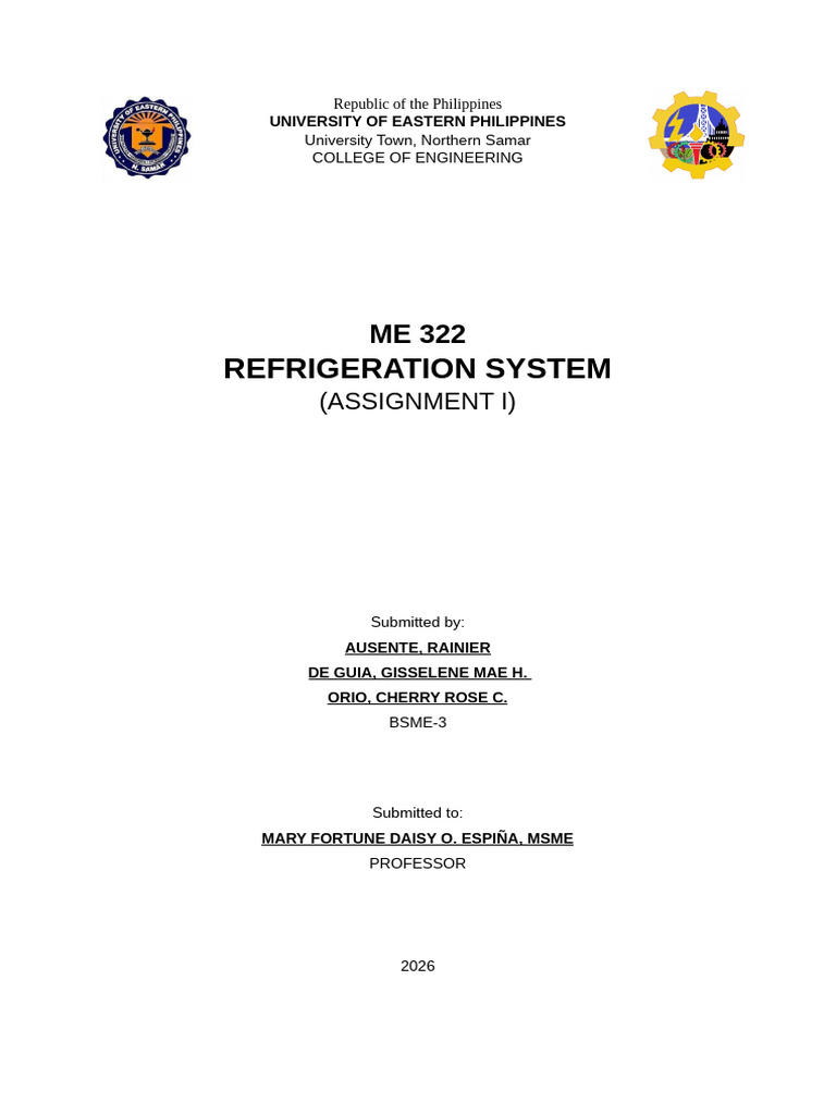 ass 1 | PDF | Refrigeration | Building Automation