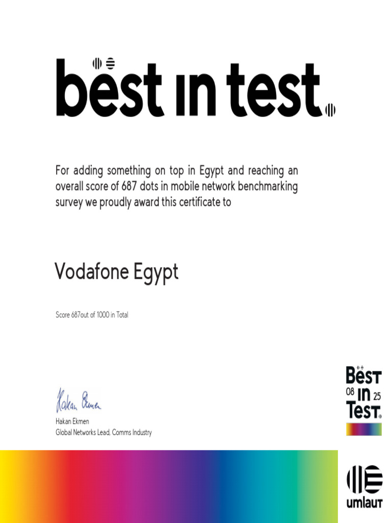 2025 Accenture Egypt Certificate | PDF | Mobile Phones | Telecommunications