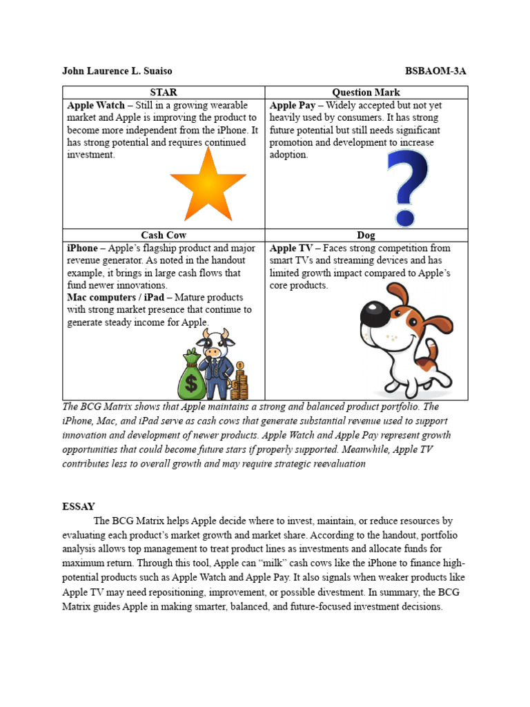 BCG Matrix | PDF