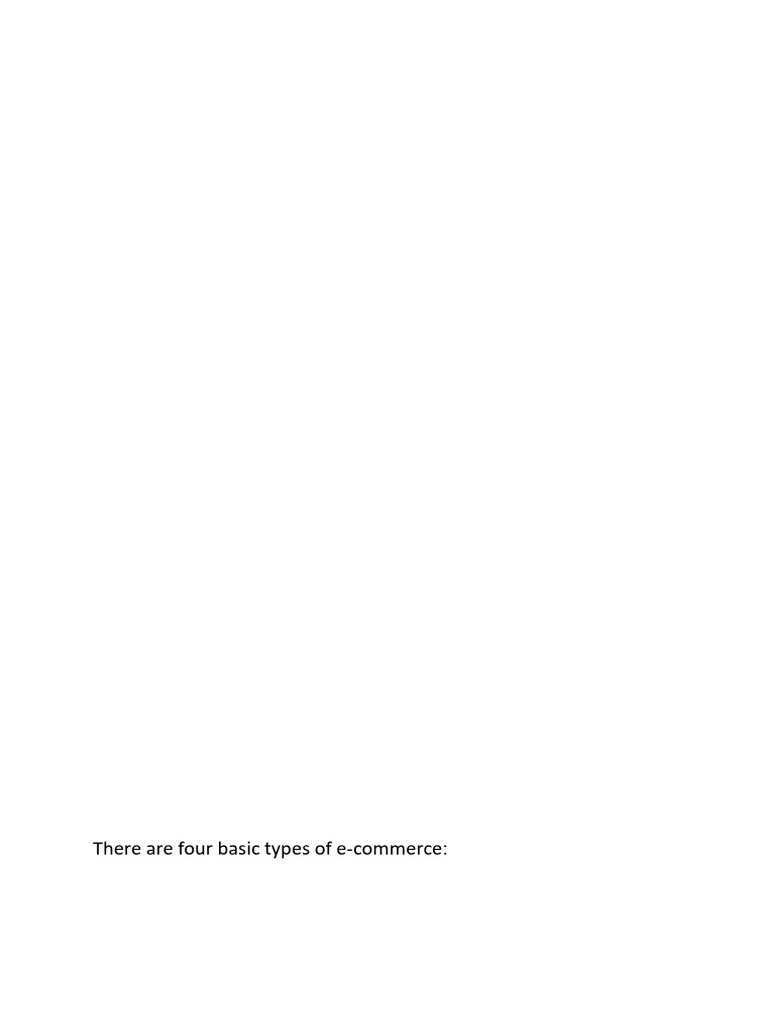 E Commerce Unit 1 | PDF | E Commerce | Online Shopping