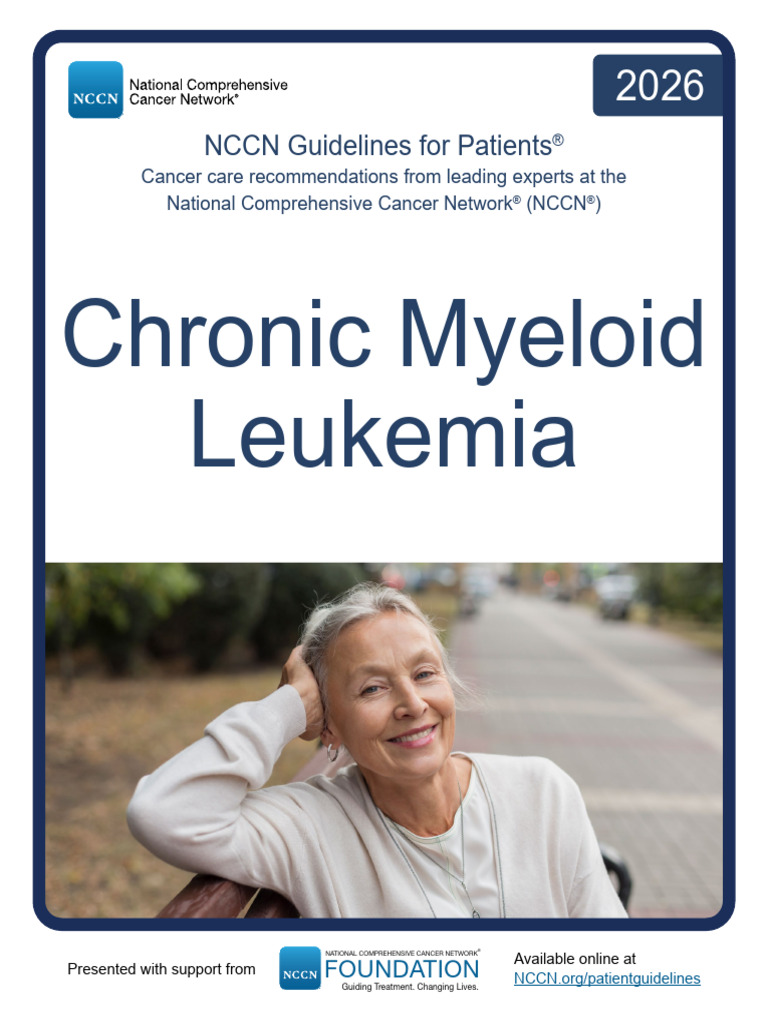 NCCN Guidelines for Patients CML | PDF | White Blood Cell ...