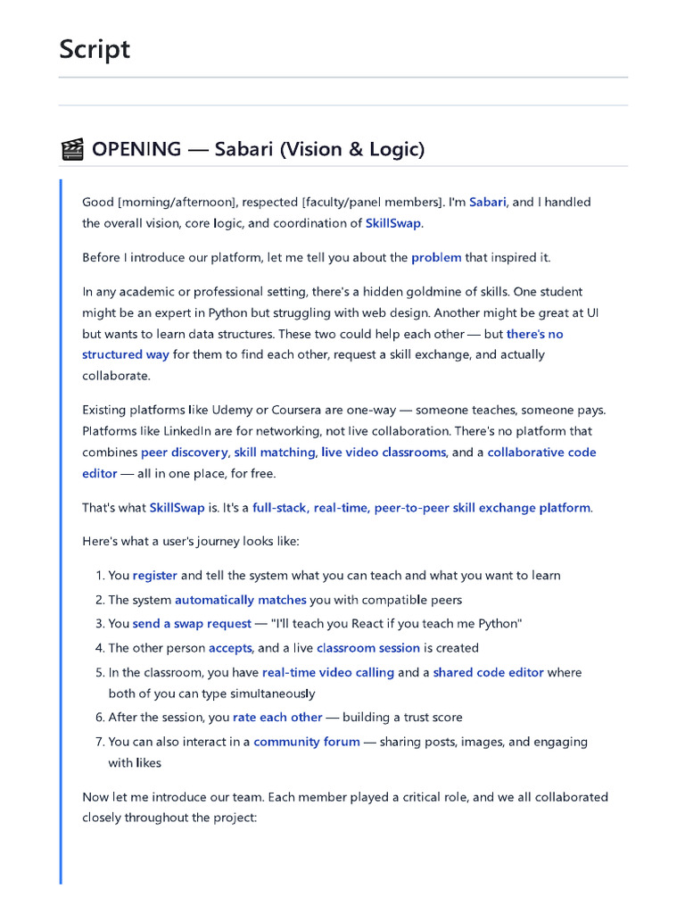 Finalized Script | PDF