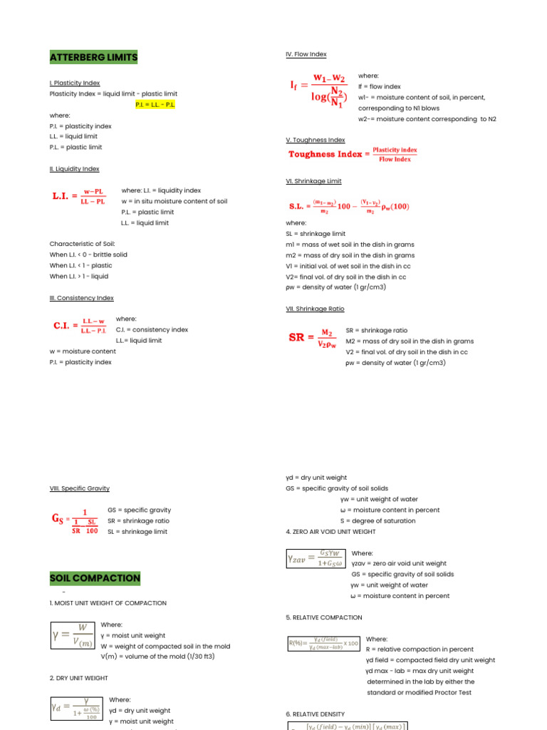 soilformula | PDF | Applied And Interdisciplinary Physics | Continuum ...
