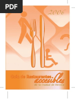 Guía de Restaurantes accesibles de la ciudad de México
