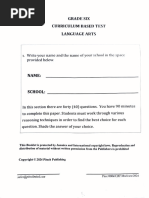 PEP 6 2025 Language Arts Performance Task | PDF