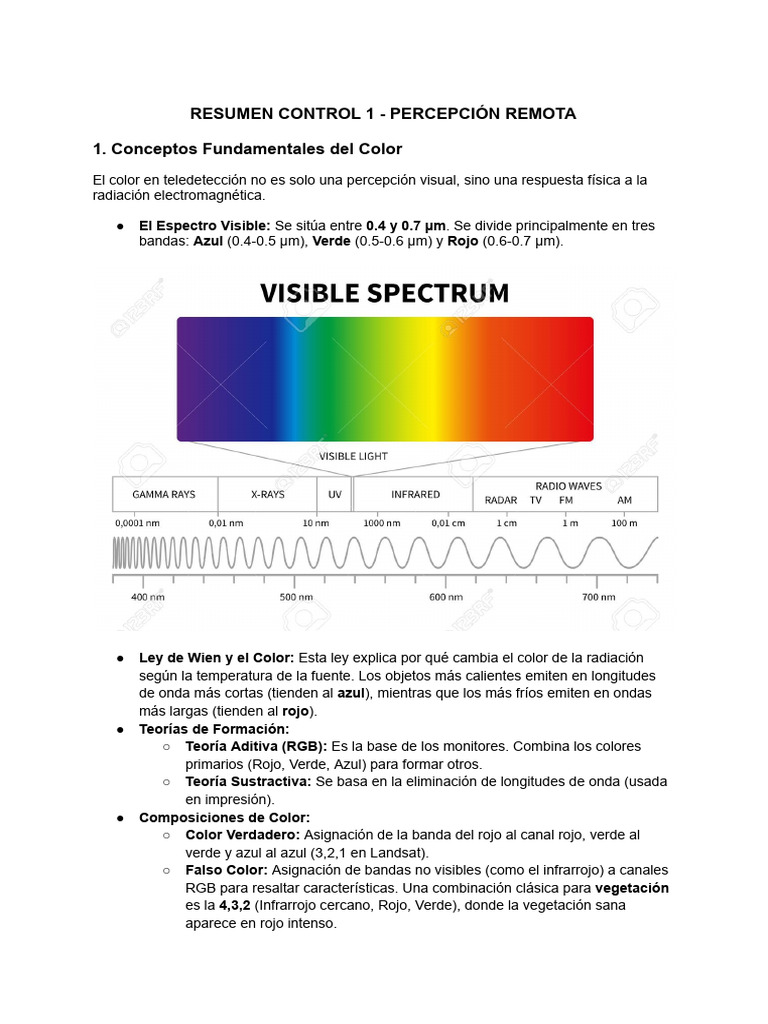 Control 1 PERCE- Resumen | PDF | Color | Píxel