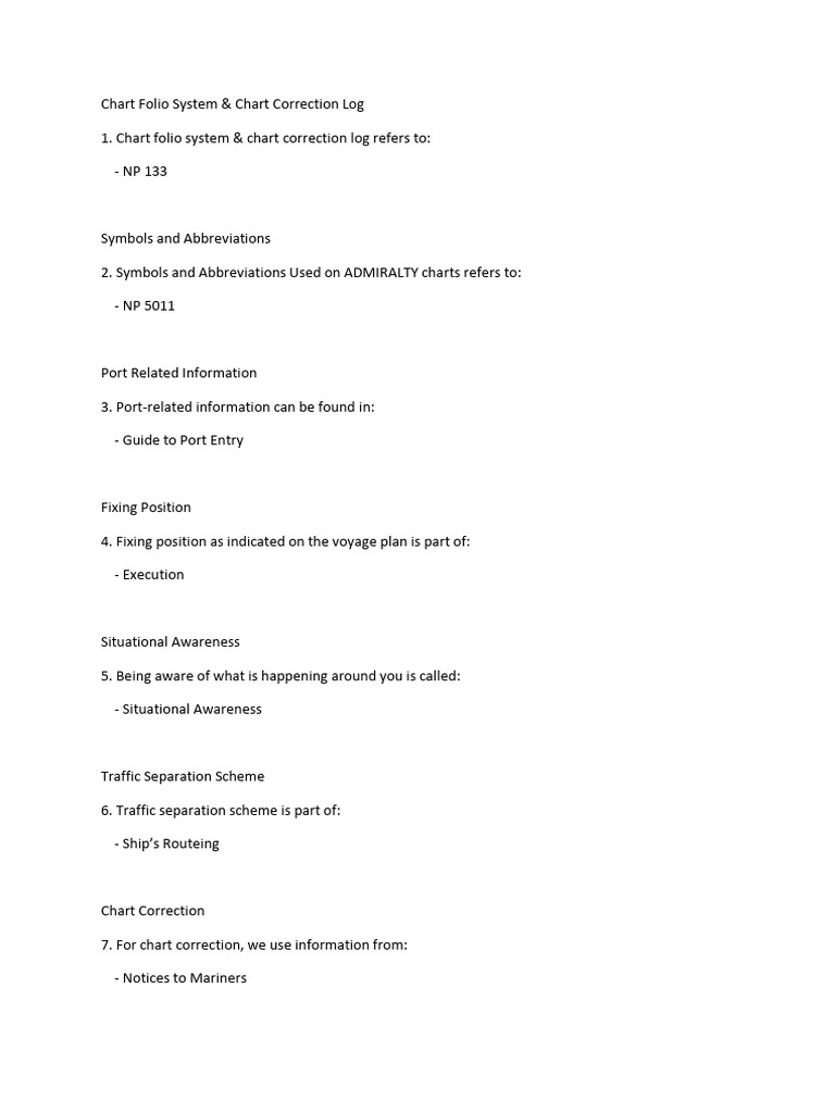 Chart Folio System | PDF | Navigation