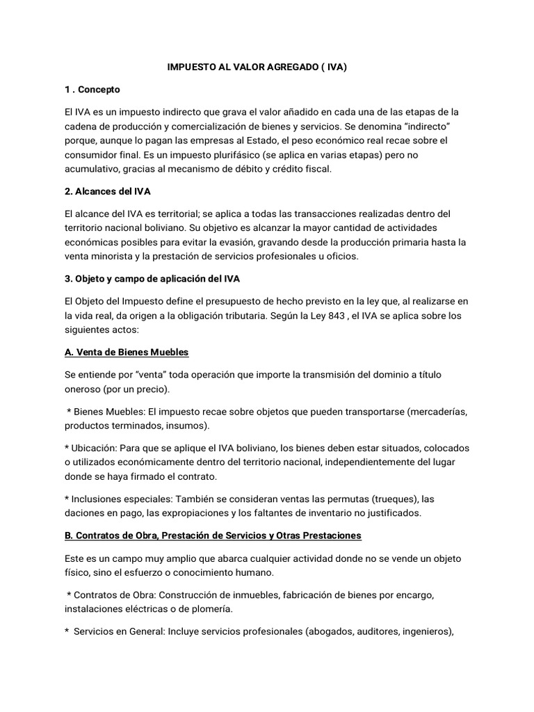 Impuesto Al Valor Agregado | PDF | Impuesto al valor agregado | Impuestos