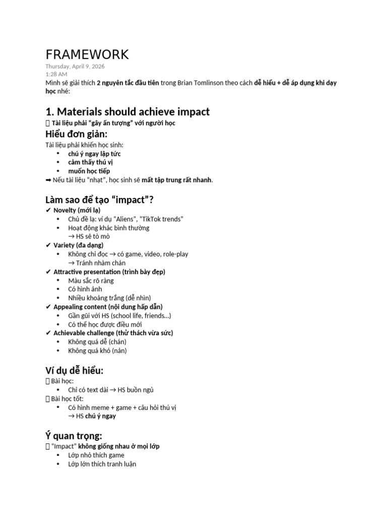 FRAMEWORK | PDF