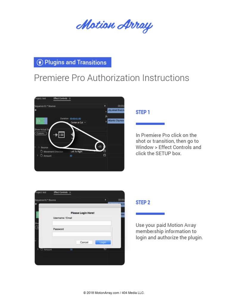 Plugin Authorization Instructions | PDF