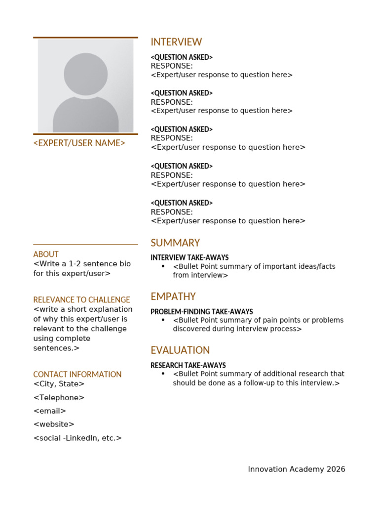 InterviewProfile 2026 (1) | PDF