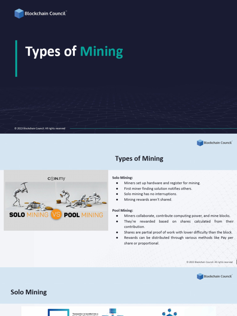 6.2 Types of Mining | PDF