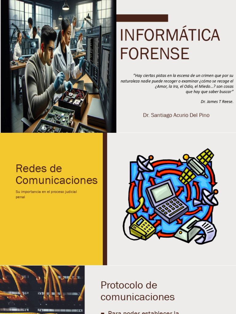 DI-Informática Forense - lite - 2025 (1) | PDF | Modelo osi | Red de ...