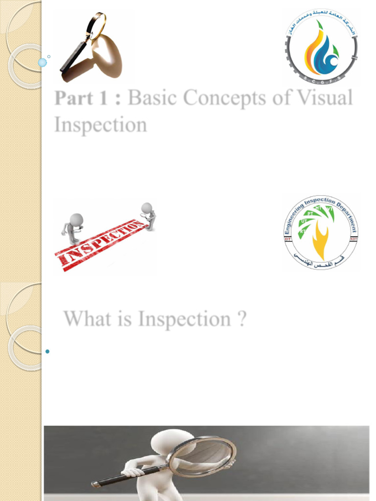 Basic Concepts of Visual Inspection | PDF