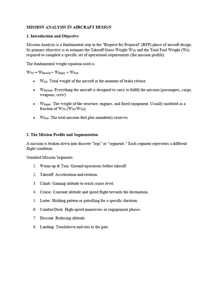 Week 4_Mission Analysis | PDF | Aerospace | Aerospace Engineering