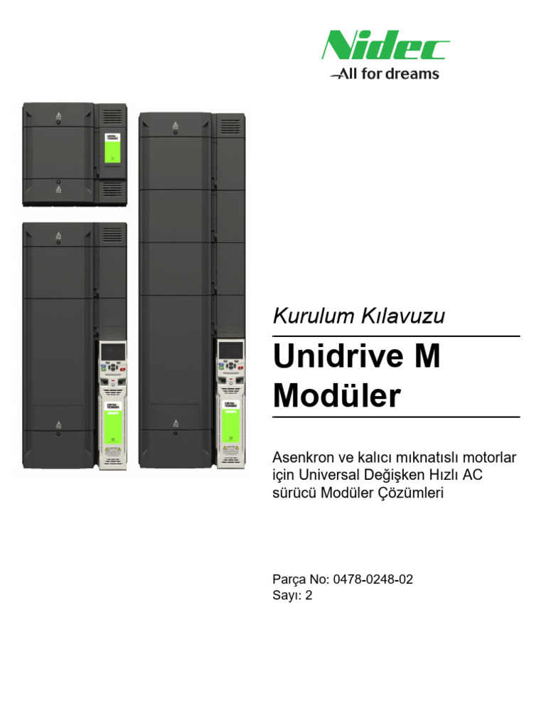 Unidrive M Modular HS Modular Installation Guide TR | PDF