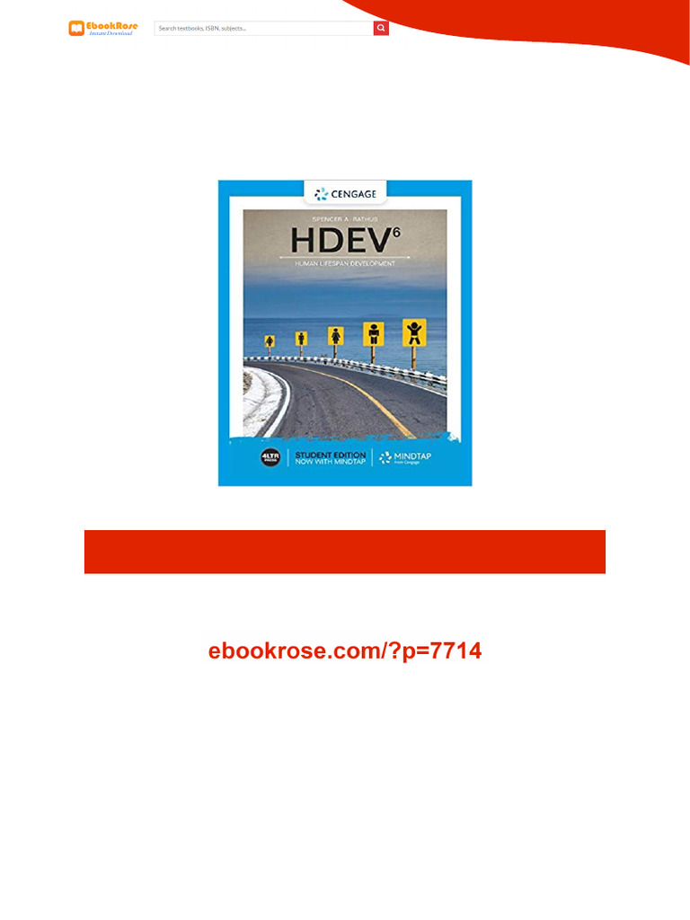 HDEV 6th Edition by Spencer A. Rathus Available Any Format | PDF ...