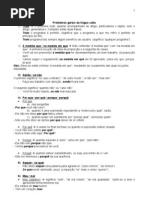 exercicios linguagem