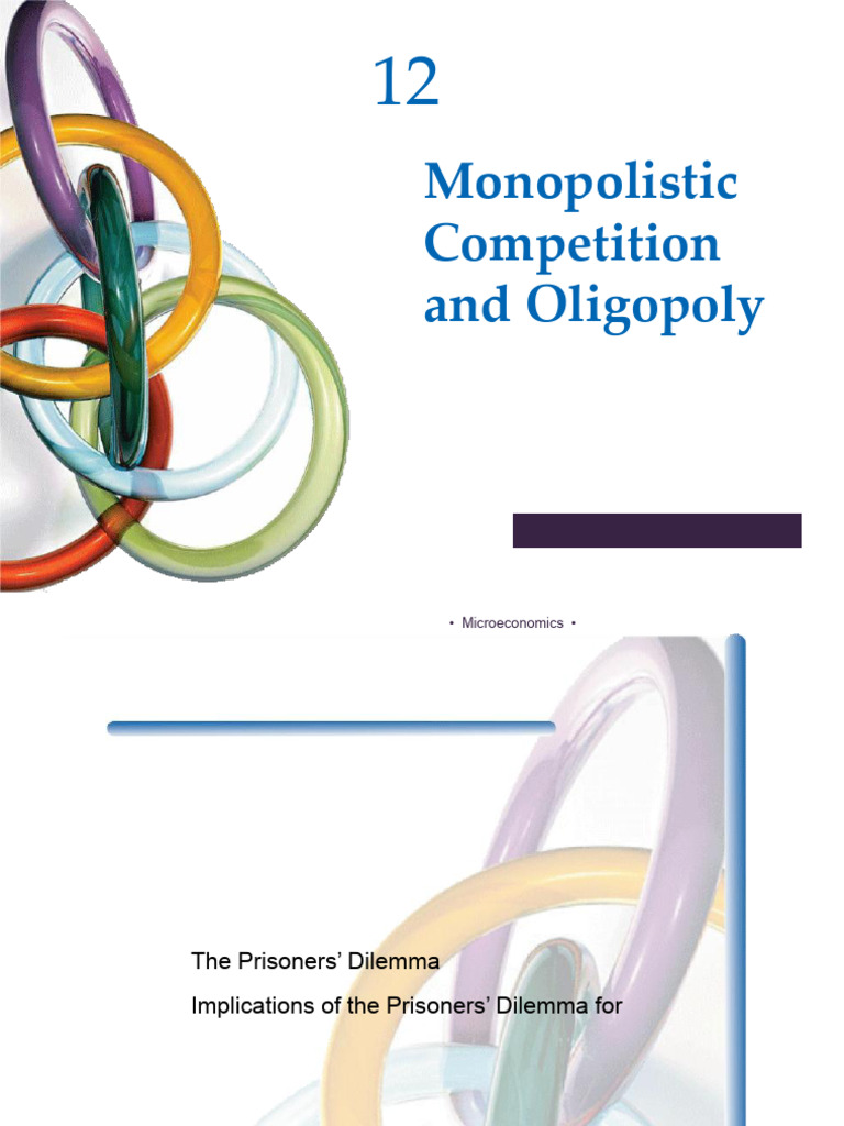 Monopolistic Competition Ch12 | PDF | Oligopoly | Economic Equilibrium