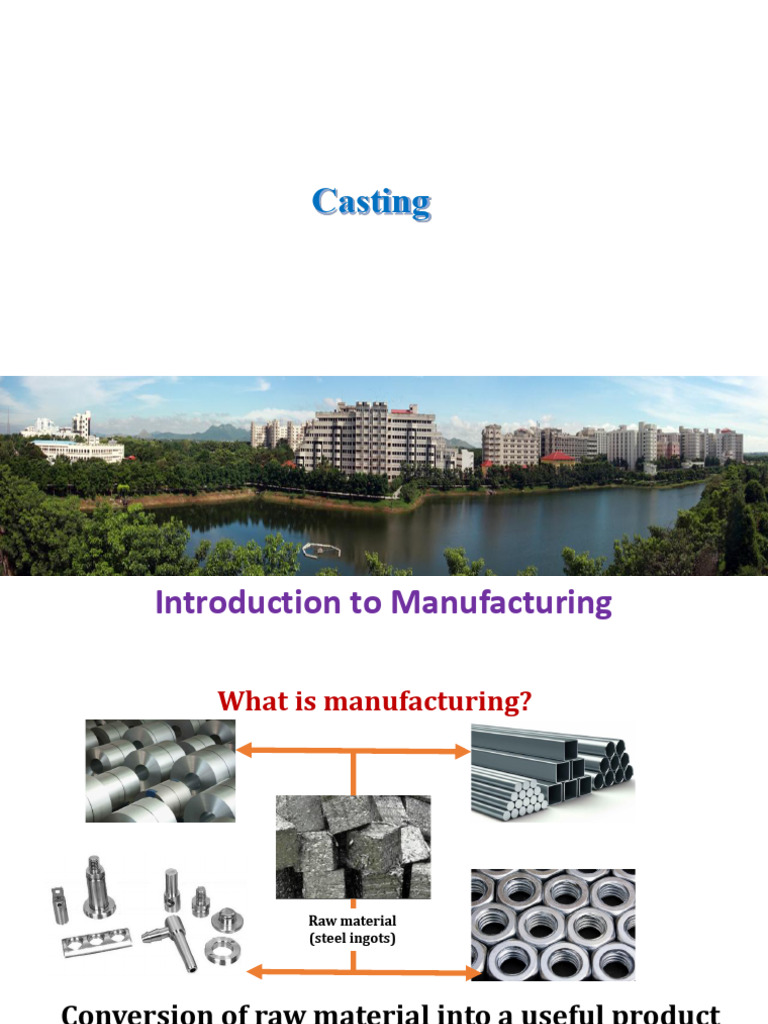 Module 4 - Casting New | PDF | Casting | Foundry