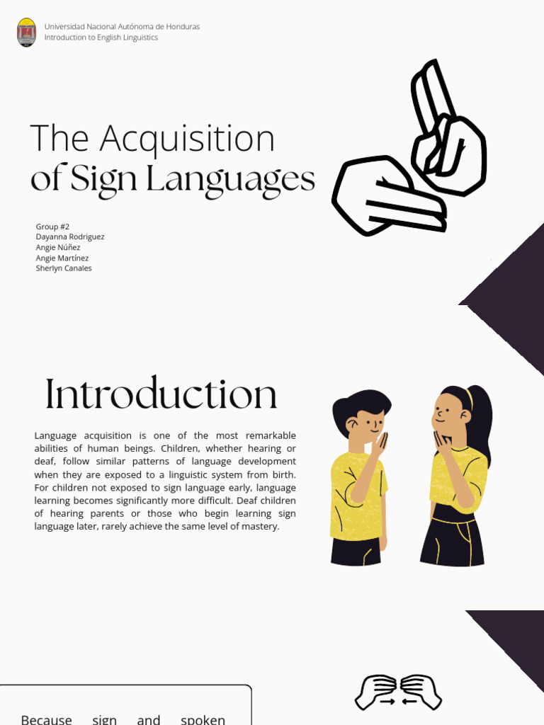 Acquisition of Sign Languages_20260320_125607_0000 | PDF | Language ...